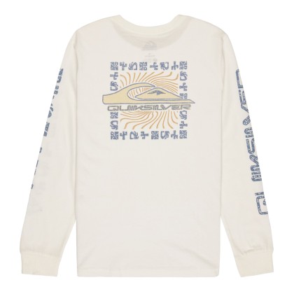 Quiksilver Longsleeve Evo Border Line Snow White Quiksilver Longsleeve Evo Border Line Snow White