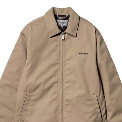 Carhartt Wip Casaco Module Script Leather Black Rigid Carhartt Wip Casaco Module Script Leather Black Rigid