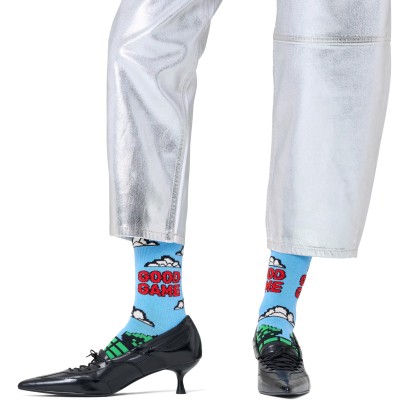 Happy Socks Good Game Sock Azul Claro