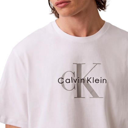 Calvin Klein T-shirt Hero Monologo 20s Brilliant White Calvin Klein T-shirt Hero Monologo 20s Brilliant White