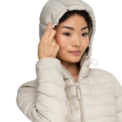 Only Casaco Tahia Lw Quilted Hood Pumice Stone Only Casaco Tahia Lw Quilted Hood Pumice Stone