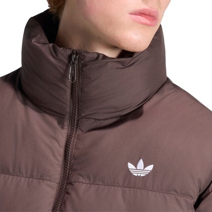 adidas Originals Casaco Stand Collar Regen Brown / Aurora Coffee adidas Originals Casaco Stand Collar Regen Brown / Aurora Coffee