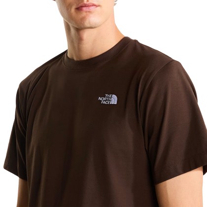 The North Face T-shirt M Evolution Simple Dome Reg Dark Chestnut