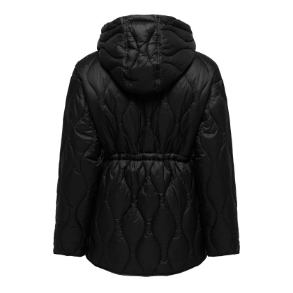 Only Casaco Tania Quilt Hood Black Only Casaco Tania Quilt Hood Black