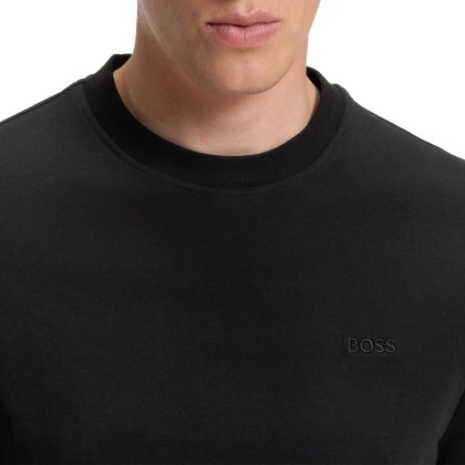 BOSS T-shirt Interlock Black BOSS T-shirt Interlock Black