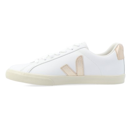 Veja Esplar Logo Leather Extra-white Platine Veja Esplar Logo Leather Extra-white Platine