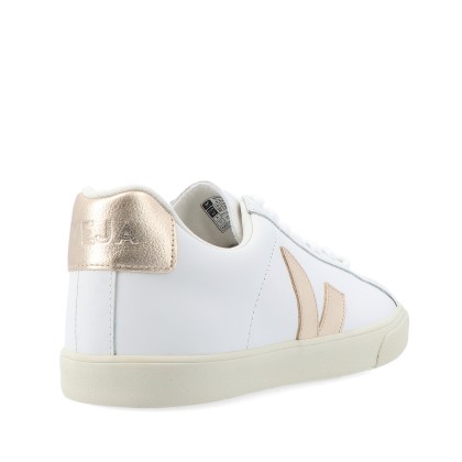 Veja Esplar Logo Leather Extra-white Platine Veja Esplar Logo Leather Extra-white Platine