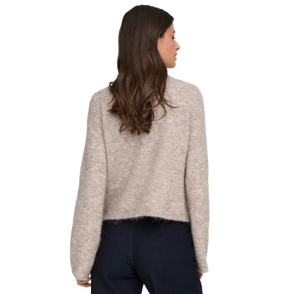 Only Casaco Miggie O-neck Pearl Cardi Knt Malt Ball Melange/fmop Only Casaco Miggie O-neck Pearl Cardi Knt Malt Ball Melange/fmop
