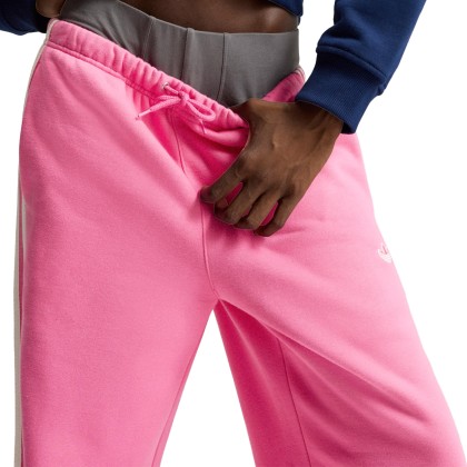adidas Originals Calça Adisignature 3 Stripes Open Hem Pulse Magenta / Off White adidas Originals Calça Adisignature 3 Stripes Open Hem Pulse Magenta / Off White