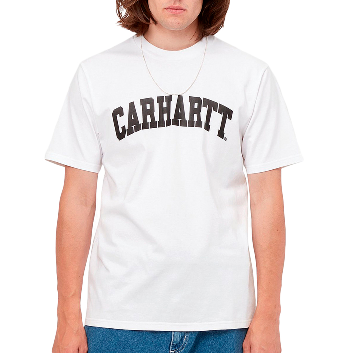 Carhartt Wip University T-shirt White/Black - I028990.00A.XX.03