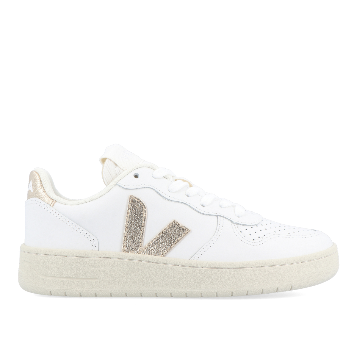 Veja V-10 Leather Extra-white_platine - VI0220737A - Sportino